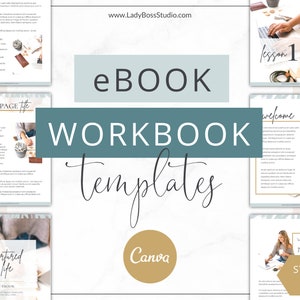 Canva Ebook Template | Workbook Templates | Opt In Freebie | Content Upgrade | Lead Magnet | Worksheet | eCourse | Nurtured