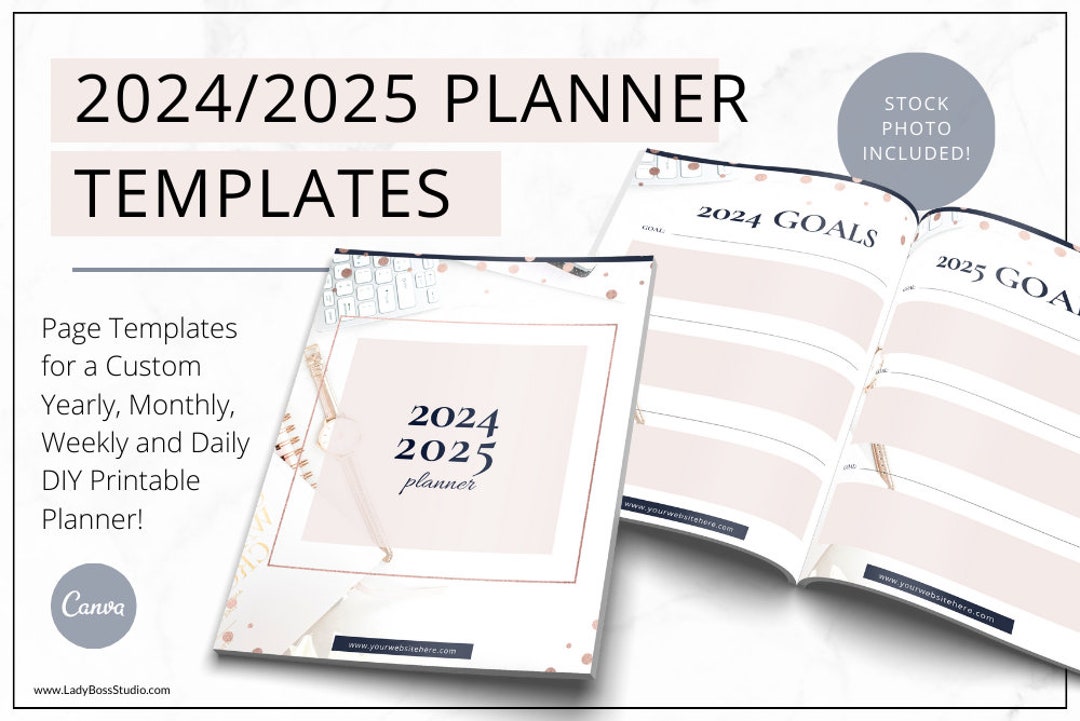 2024-2025 All-in-one Life Planner - Canva Template