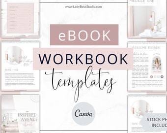 Canva Ebook Template | Canva Template | Workbook Template | Opt In Freebie | Content Upgrade | Lead Magnet | Worksheet | eCourse | Inspired