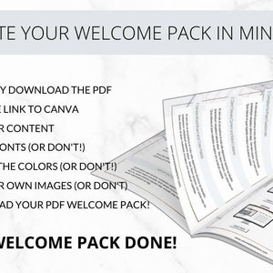 Ebook Template Client Welcome Pack Workbook Template Canva - Etsy