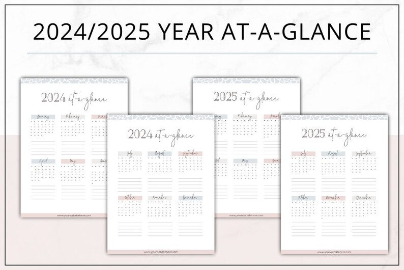 Canva Planner Template, Canva Template, DIY Planner Template, Canva