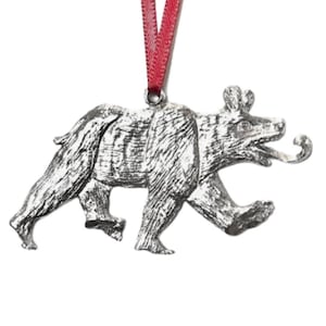 New Bern, New Bern Ornament, Bern Ornament, Bern Bear, Bear with Tongue Out, New Bern Gifts,