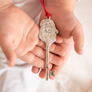 Santa Key, Santa Gifts, Christmas Eve Tradition, Santa Key Ornament,