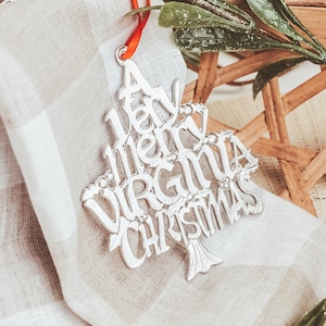 Virginia Ornament, Virginia Christmas, Virginia Christmas Ornament, Virginia Gift,