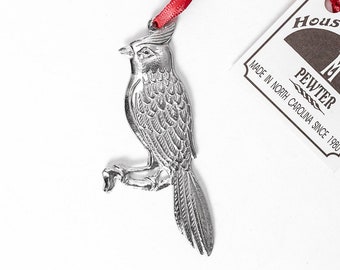 Adorno de Navidad Cardenal, Adorno de Pájaro para Jardinero, Regalo Conmemorativo para el Vecino,