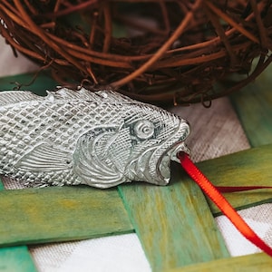 Bass Ornament, Fish Ornament, Large Mouth Bass, Fish Christmas Ornament,