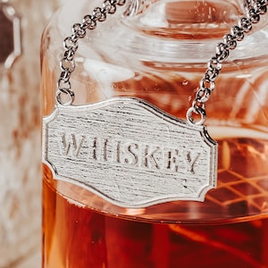 Whiskey, Decanter Tag, Whiskey Label, Whiskey Gifts, Whisky Decanter Tag,