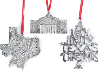 Texas Christmas Ornament, Gift Set, Home State Christmas Decoration, Texas State Symbol,