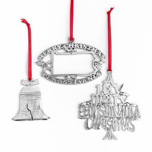 Pennsylvania Christmas Ornament, Gift Set, Philadelphia Christmas Decorations, PA New Home Gift,