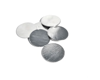 Circle Pewter Blank, Stamping Blank, Metal Stamping, Do It Yourself, Made in USA, Hand Stamping Supplies,