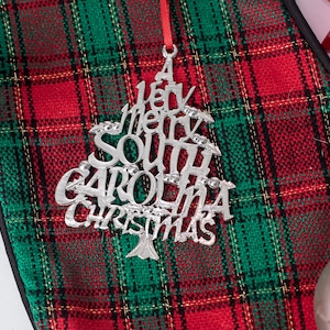 Südcarolina Ornament, Südcarolina, Südcarolina Geschenke, Südcarolina Weihnachtsverzierung,