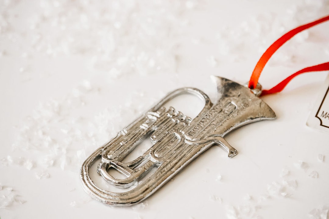 Tuba Christmas Ornament Musical Instrument Decor Music Etsy