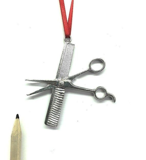 Christmas Ornament Scissors with Comb