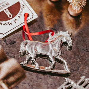 Horse Ornament, Horse Christmas Ornament, Mustang Ornament, Equestrian Ornament, Horse Gifts,