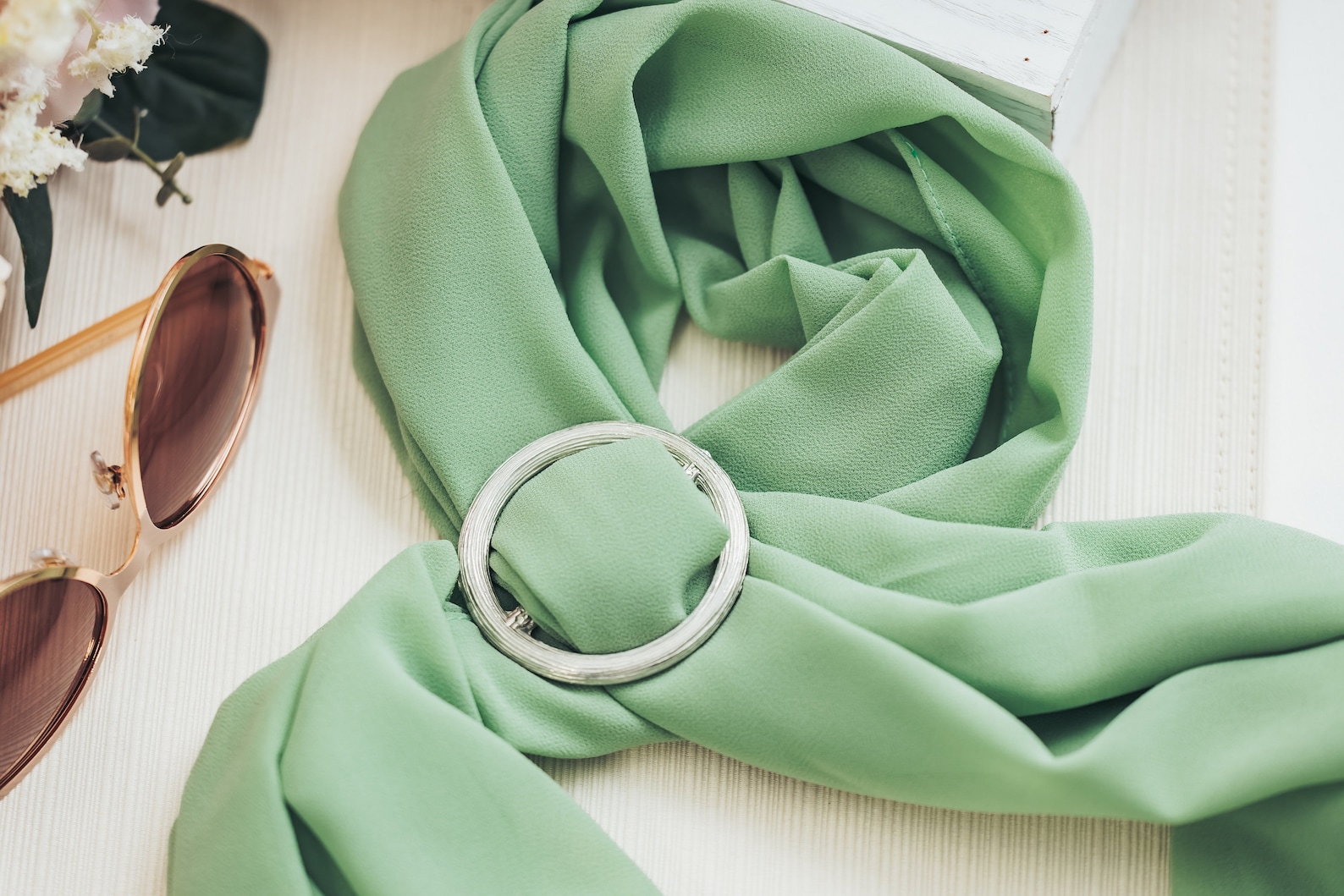 Small Scarf Ring Scarf Jewelry Tree Branch Nature Jewelry Etsy