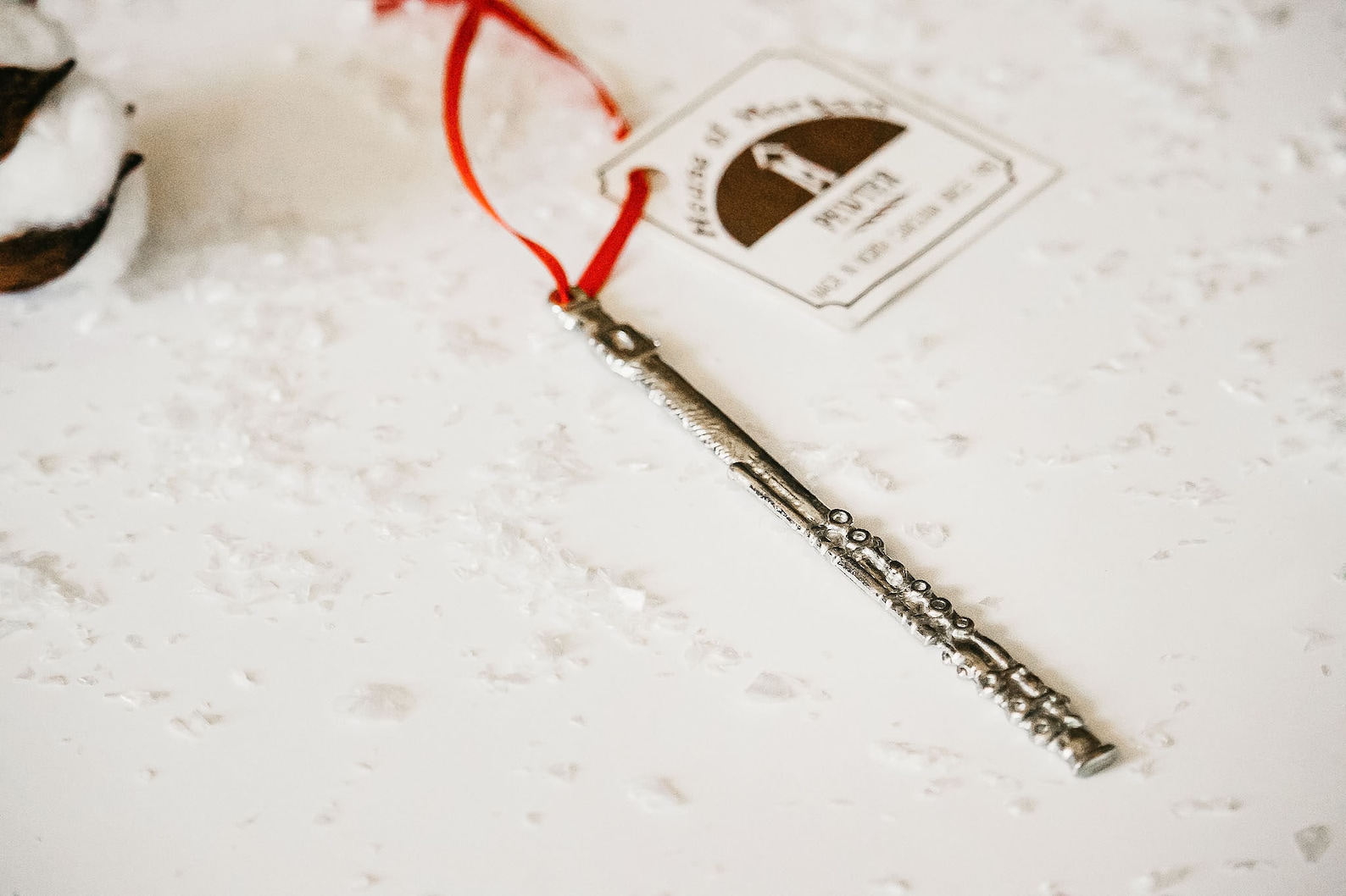 Handmade Flute Christmas Ornaments Music Theme Holiday Etsy