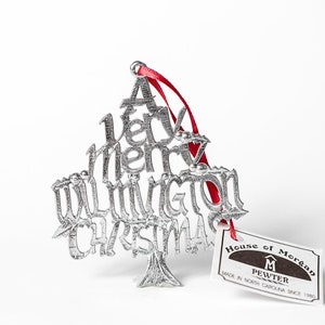 Cape Fear River Front Holiday Decoration ILM Housewarming Hostess Gift Handmade Wilmington Downtown Christmas Ornament