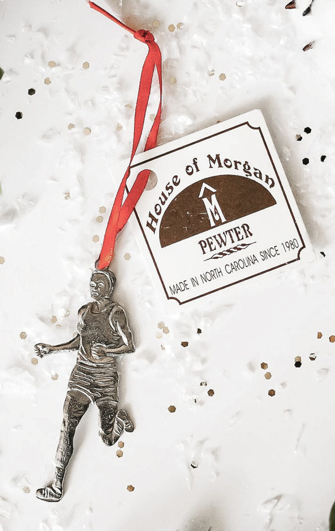Runner Christmas Ornament 