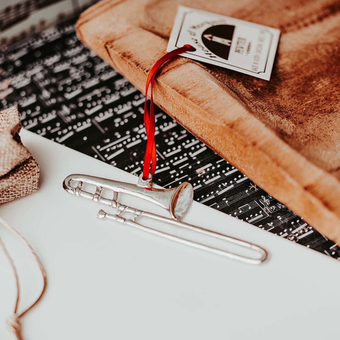 Trombone Gifts, Trombone Christmas Ornament, Musical Instrument