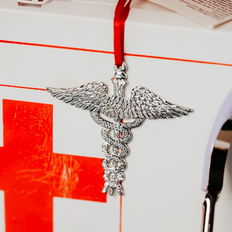 Caduceus Ornament, Medical Symbol, Medical Staff Ornament, Nurse ...