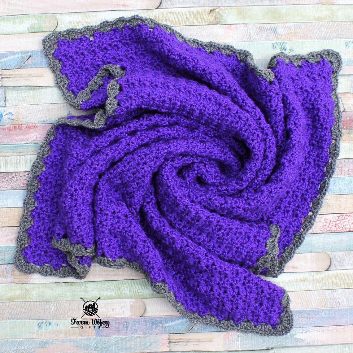 Baby Blanket Crochet Receiving Blanket Nursery Decor Etsy