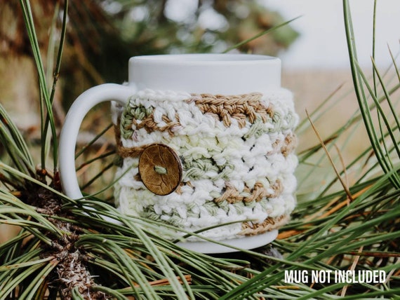 Mug Cozy Crochet Mug Wrap Mug Warmer Farmhouse Coffee Cozy Tea