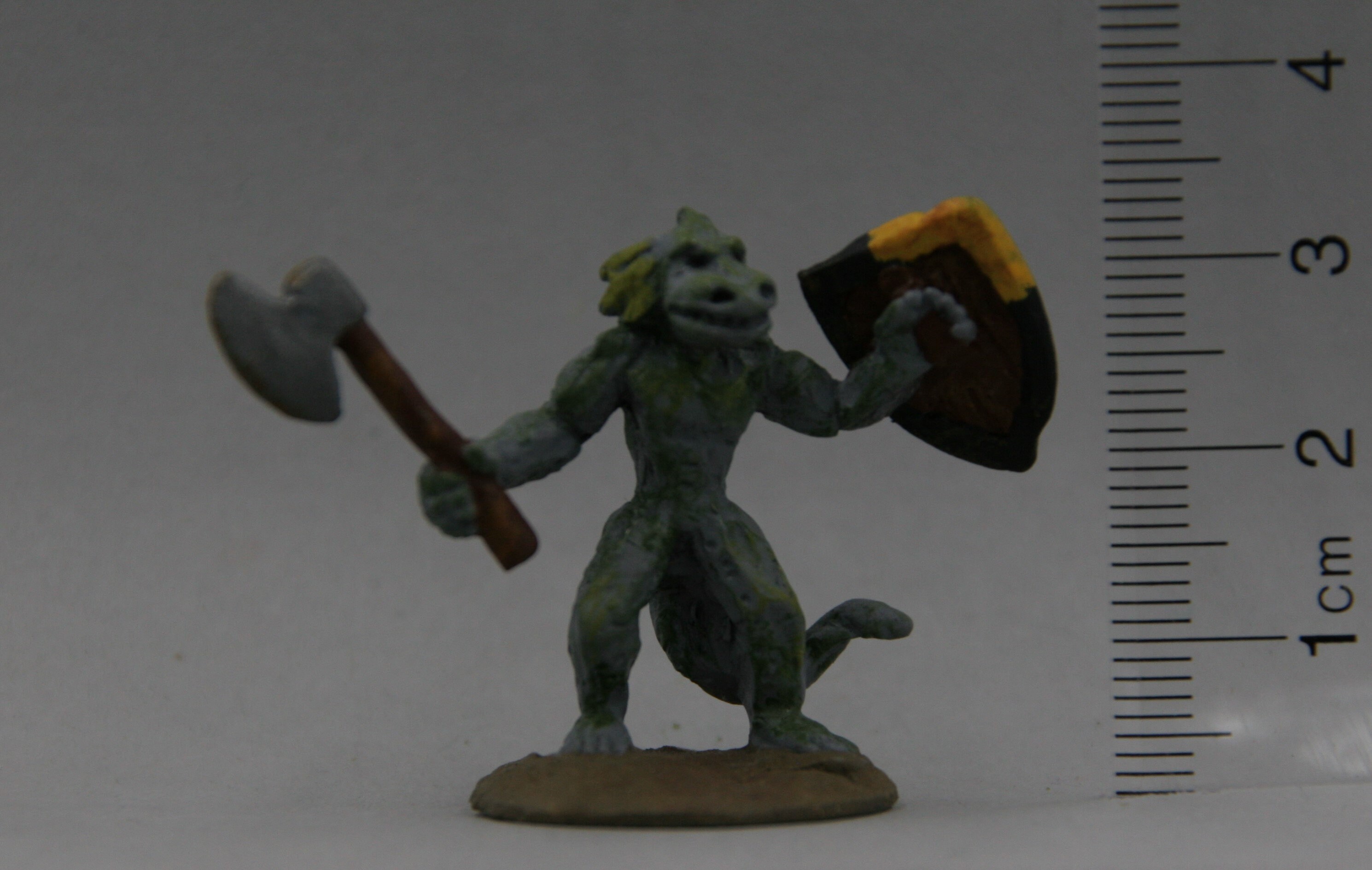 1x TROGLODYTE AXE - BONES REAPER Miniature Rpg Jdr Darkreach Lezard Man