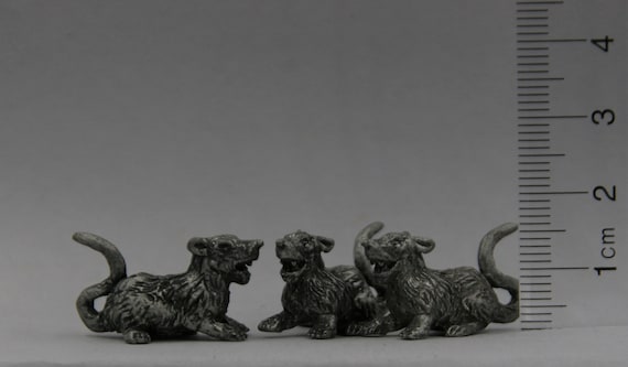 Three Giant Rats minis 28mm scaletabletop RPG miniature D&D | Etsy