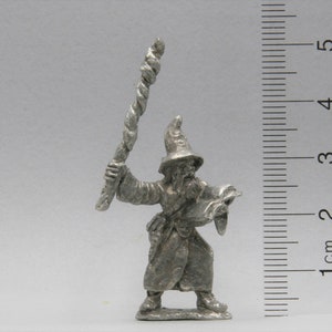 Wizard with Spell Book and Staff mini 28mm scaletabletop RPG | Etsy