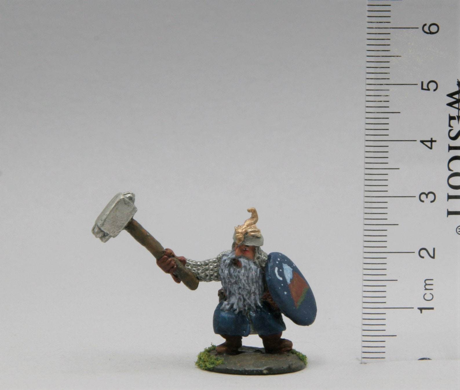 Dwarf Cleric With Warhammer and Shield Unpainted Mini 28mm | Etsy