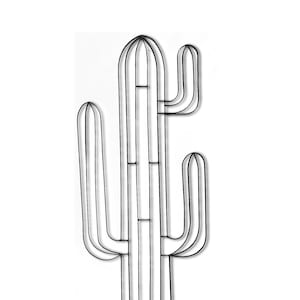 Cactus Metal Wall Decor and Sculpture