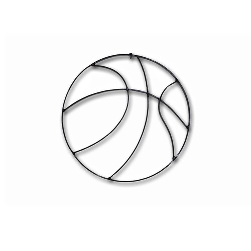 Basketball Ball Metal Wall Décor and Wall Sculpture Etsy