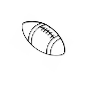 Football Ball Metal Wall Décor and Wall Sculpture