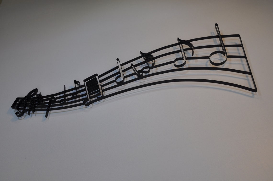 Musical Notes Metal Wall Décor and Wall Sculpture - Etsy