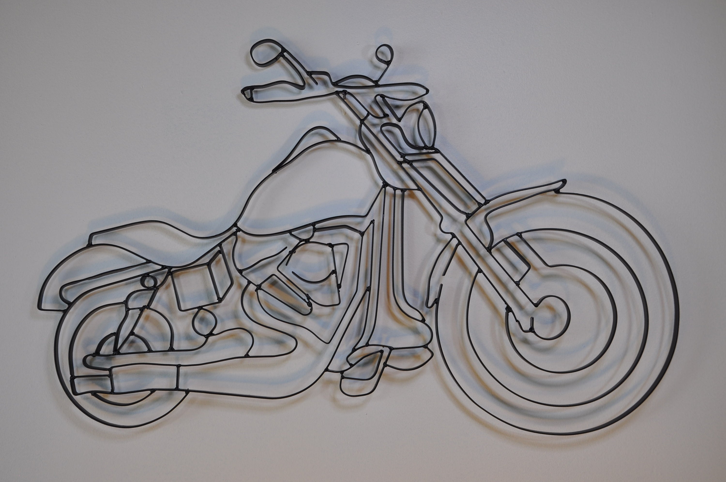 Motorcycle/harley Davidson Metal Wall Décor and Sculpture Etsy