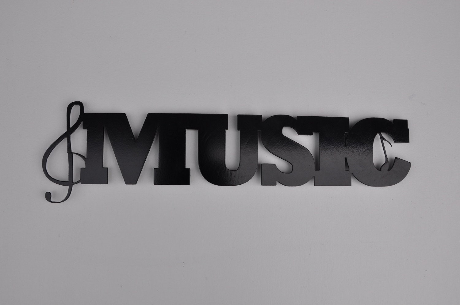 Music Word Metal Sign and Wall Decor Etsy