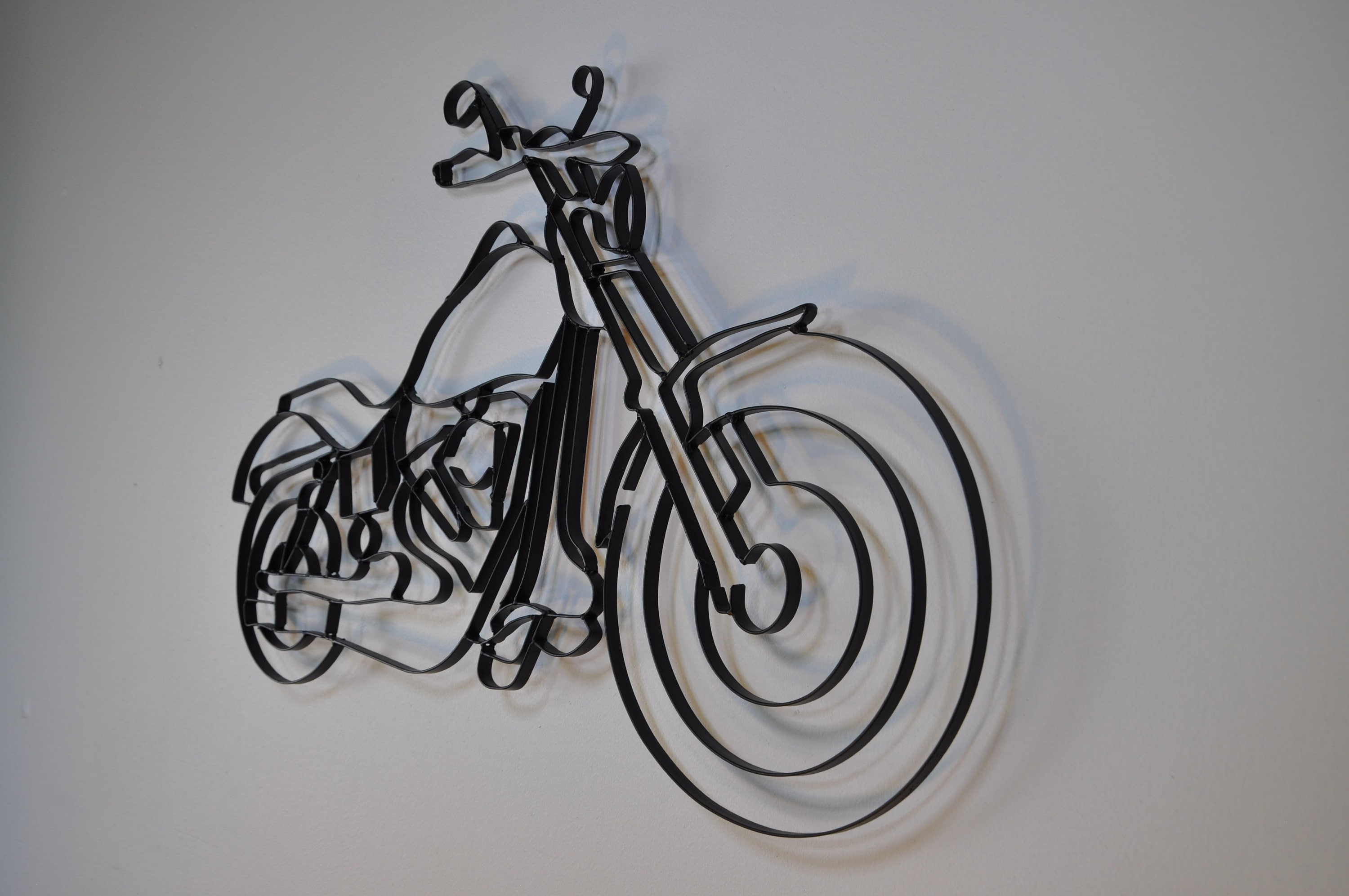 Motorcycle/harley Davidson Metal Wall Décor and Sculpture Etsy