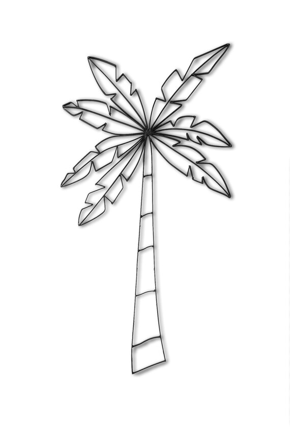 Palm Tree Metal Wall Decor And Sculpture