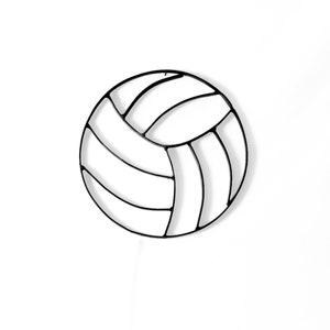 Volleyball Ball Metal Wall Décor and Wall Sculpture