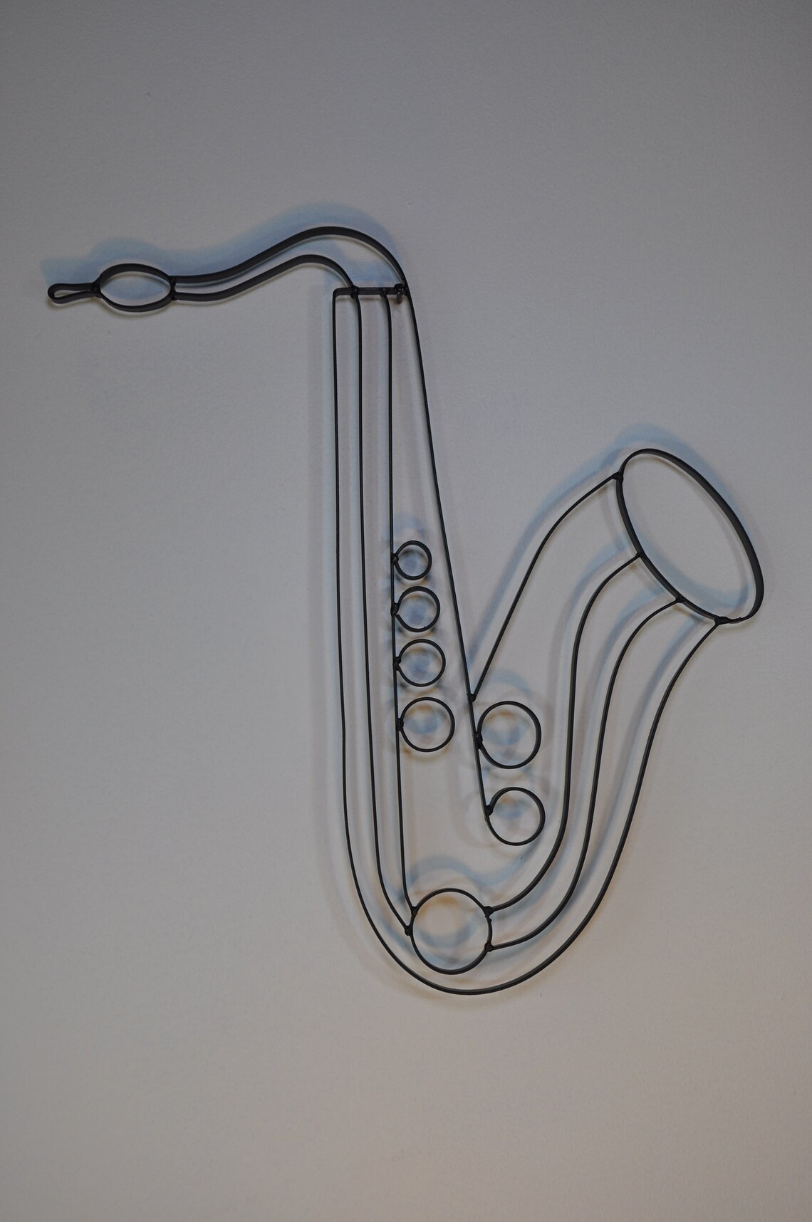 Saxophone Musical Instrument Metal Wall Décor and Sculpture Etsy New