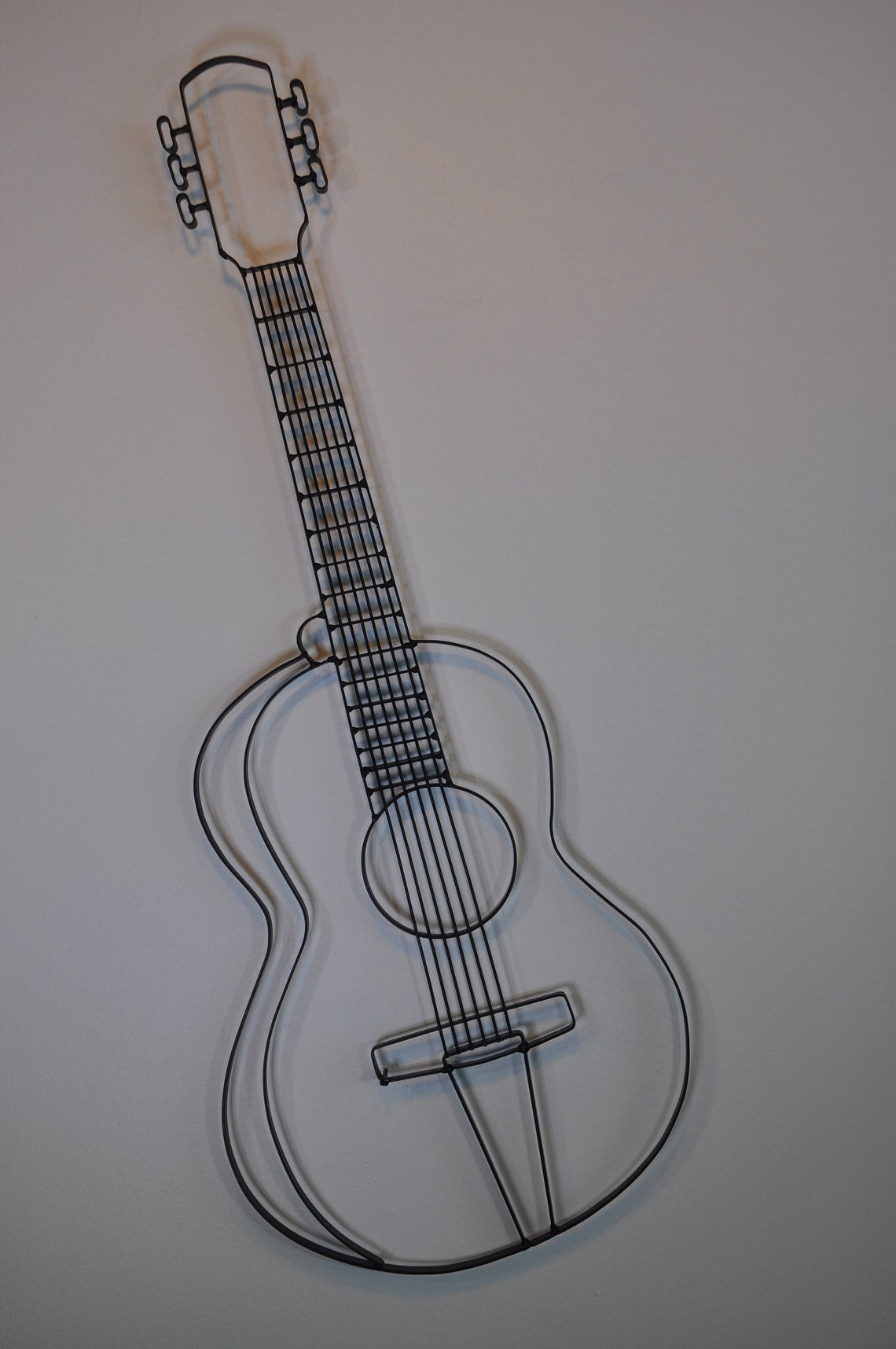 Guitar Music Instrument Metal Wall Décor and Sculpture Etsy