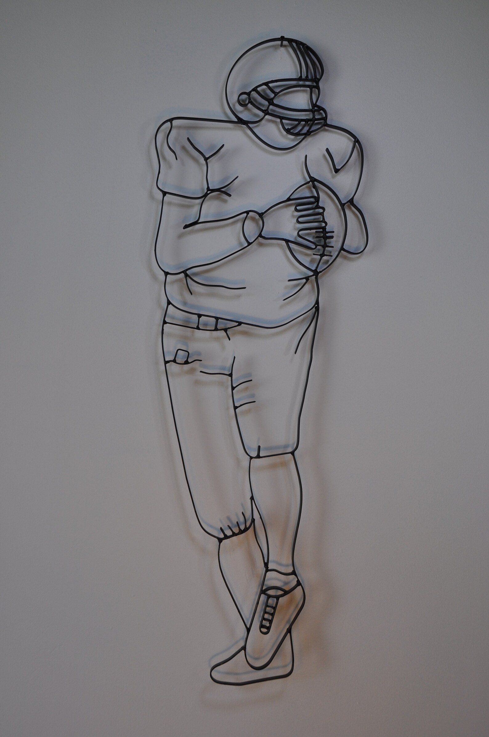 Football Quarterback Metal Wall Décor and Sculpture Etsy