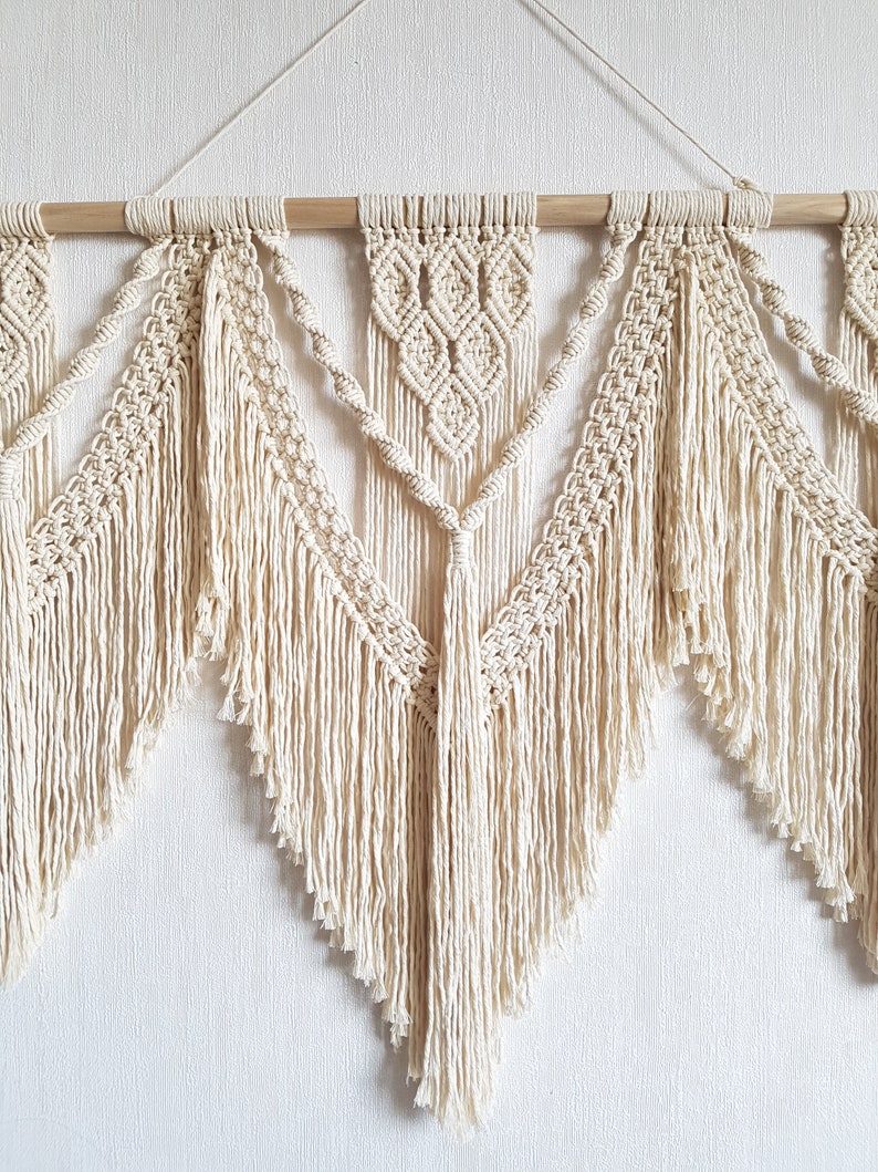 Macrame Wall Hanging Wedding Backdrop Boho Wall Decor Wall Etsy