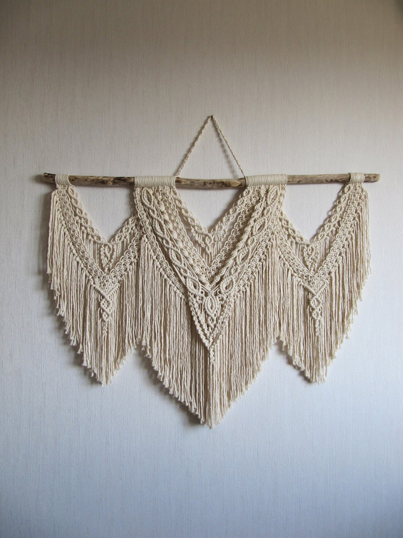 Large Macrame Wall Hanging Macrame Wall Art Woven Wall Etsy