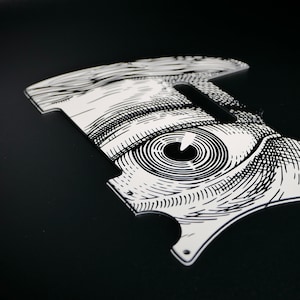 Fender T Style Pickguard • Vintage Eyes • Custom Pickguard • Graphic • Stormguitar