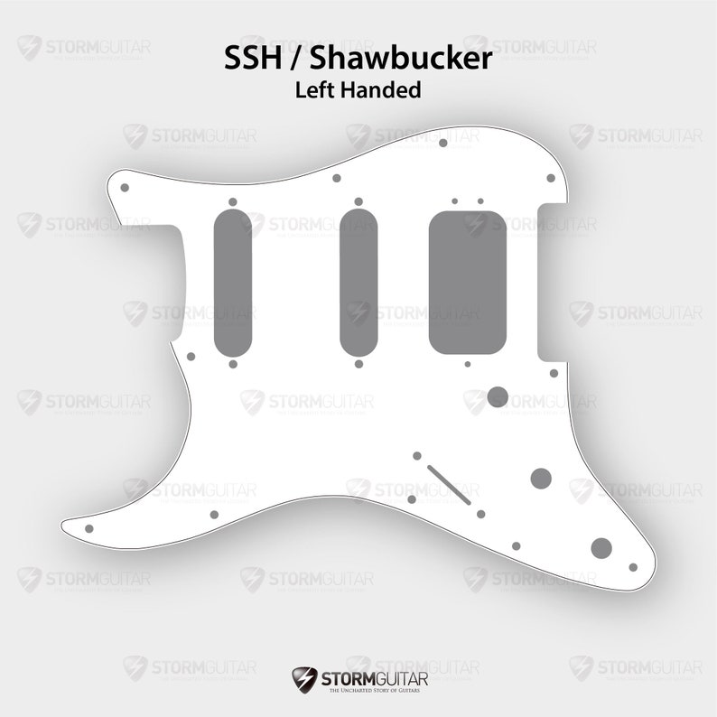 Fender Strat Left Handed Pickguard / Magnolia Flowers / Custom Etsy