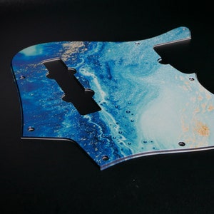 Fender JBass Pickguard • Marble #9 • Custom Pickguard • Graphic • Stormguitar