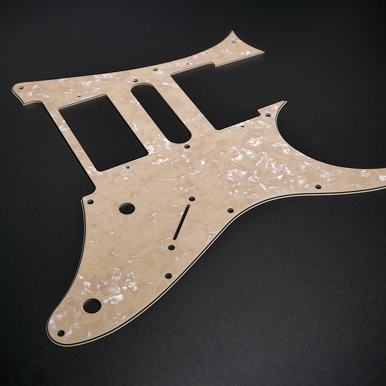 Custom Pickguard / Cream Pearl 4ply / Ibanez Pickguard / Etsy
