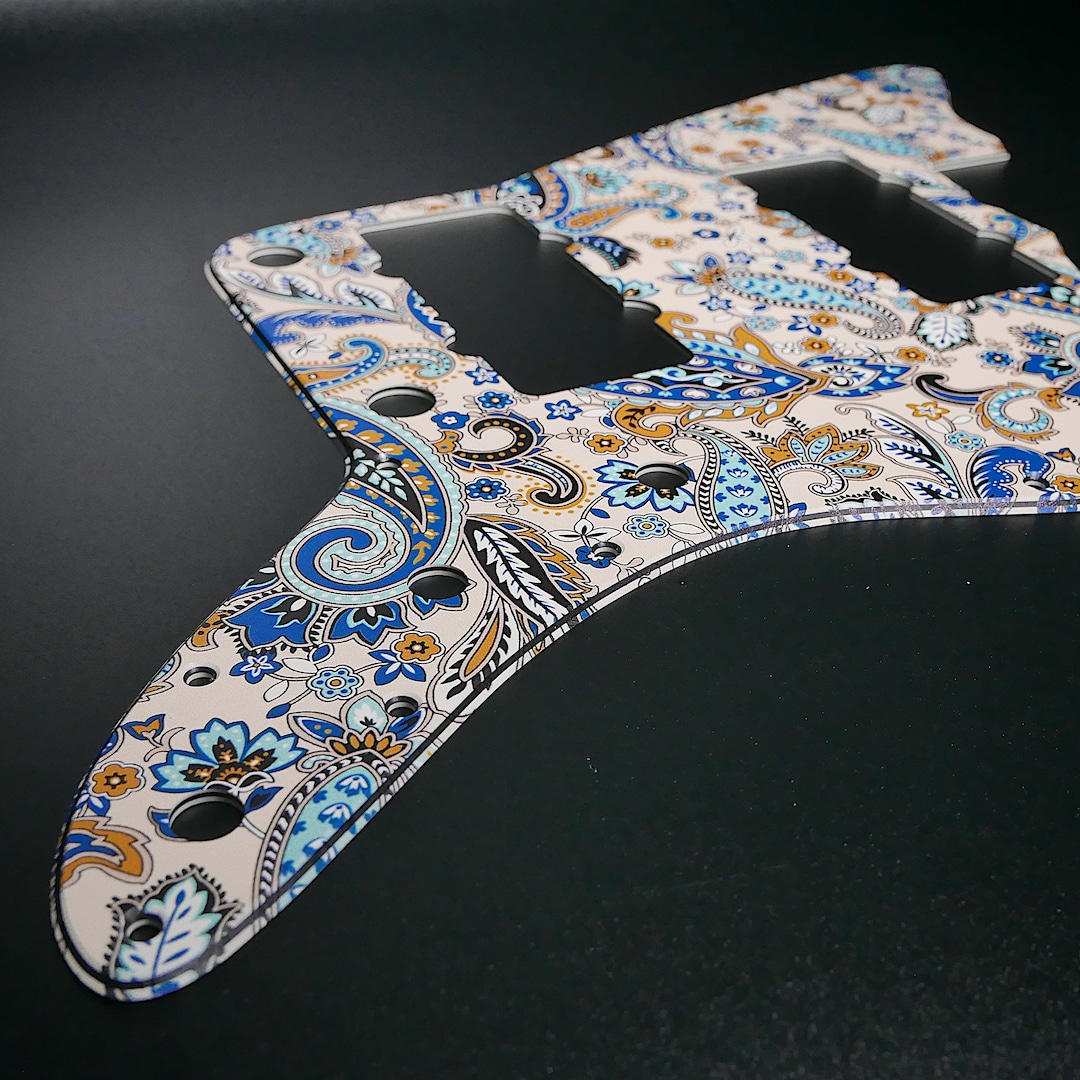 Fender Jazzmaster Pickguard Paisley 6 Custom Pickguard Etsy