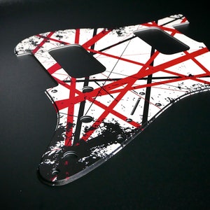 Fender ST Style Pickguard • Vintage Line Art #2 • Custom Pickguard • Graphic • Stormguitar